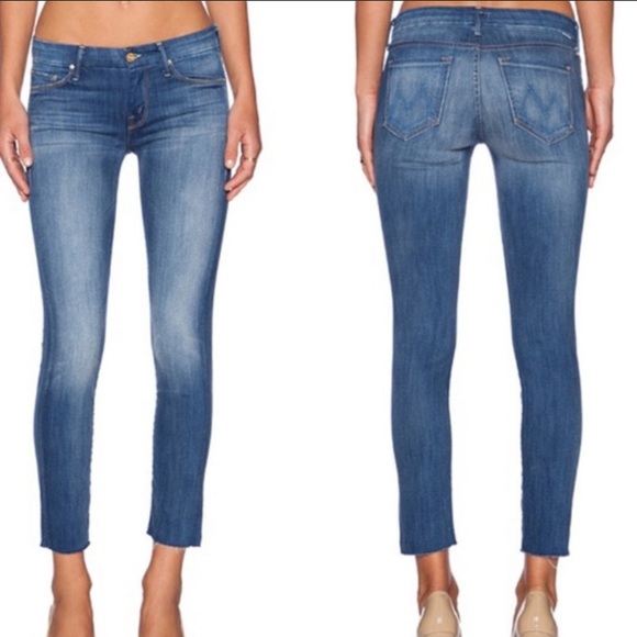 MOTHER Denim - Mother Looker Ankle Fray Jeans in Wicked Games